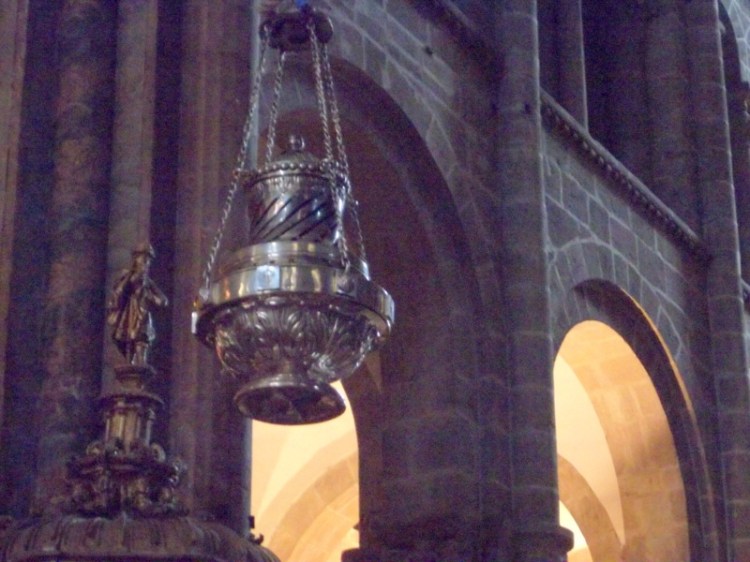 Thurible in Santiago cathedral