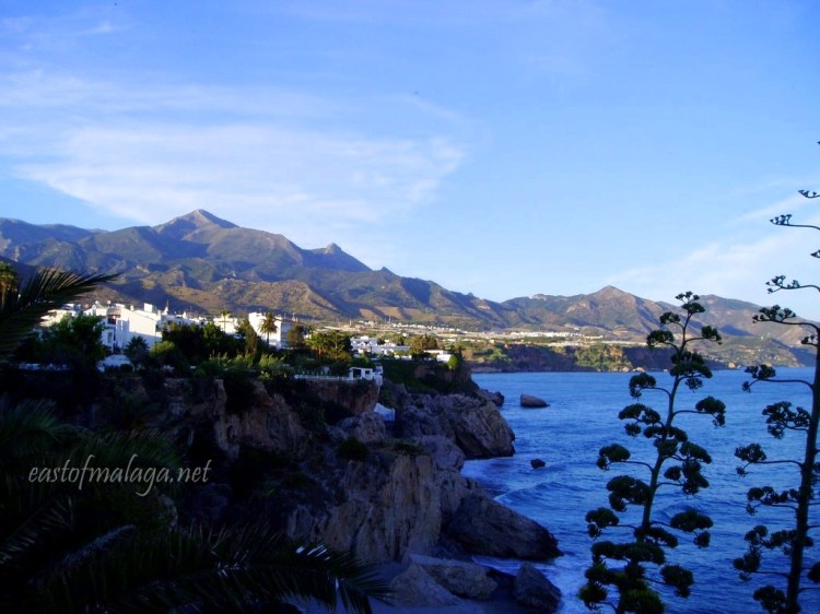 Looking east from the Balcón de Europa, Nerja