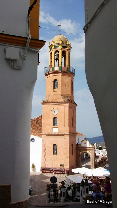 Church in the village of Competa