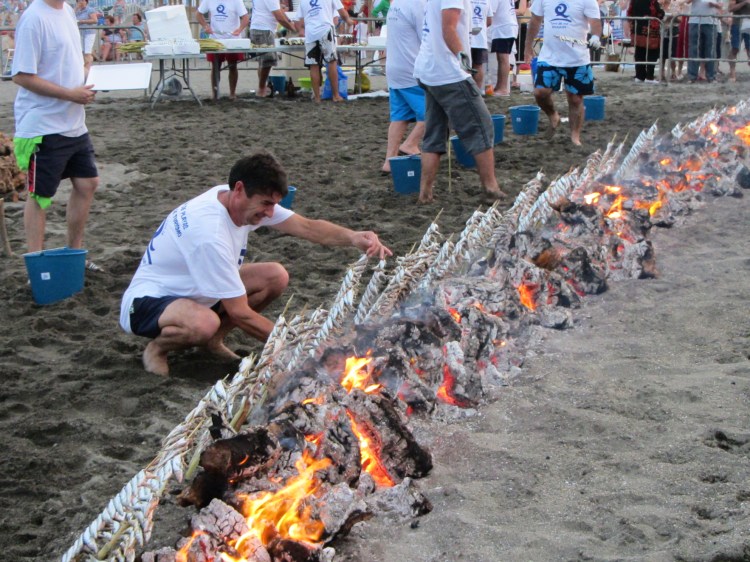 cooking the sardines