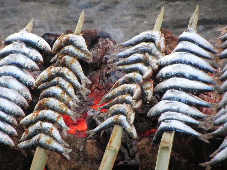 the sardines are almost ready