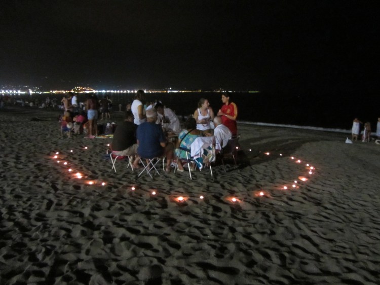 The whole family enjoying San Juan together