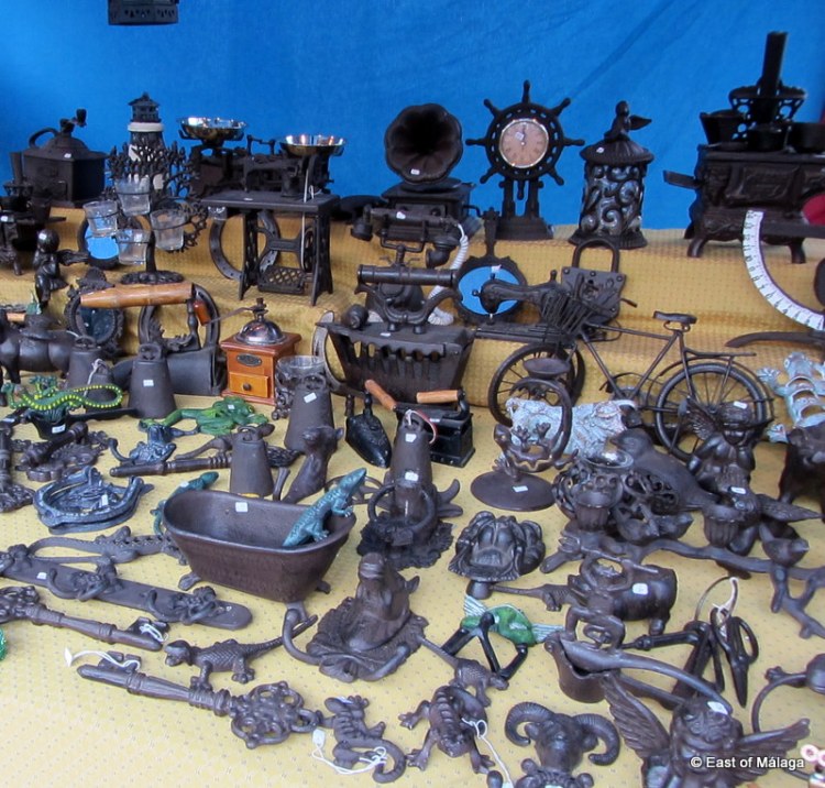 One of the stalls at the medieval market in Torrox pueblo