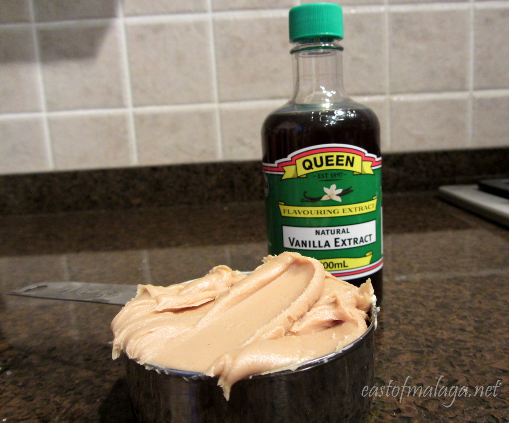 Peanut butter and vanilla extract