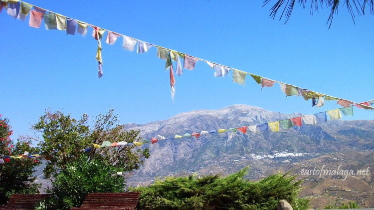 View across to Monte Maroma from the Buddhist Stupa, eastern Costa del Sol