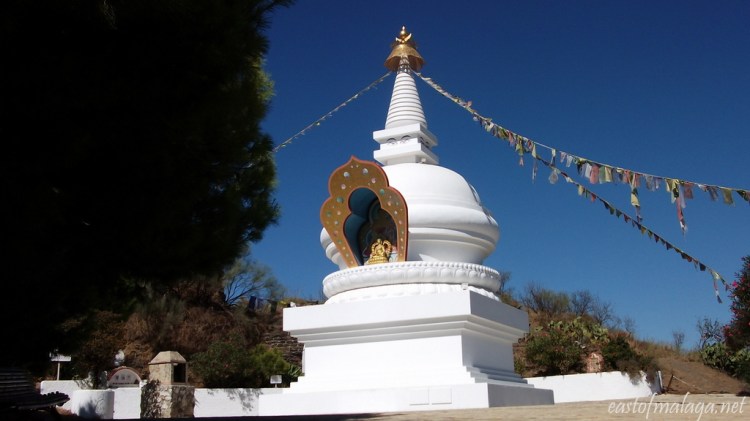 The stunning Stupa of Kalachakra at Vélez-Málaga, Spain