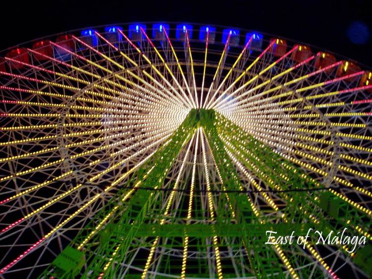 Big wheel at Feria de Málaga