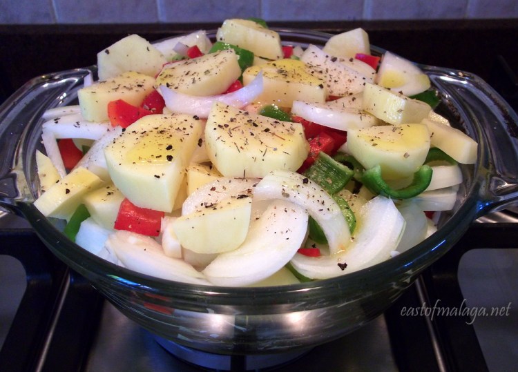 Patatas a lo pobre - ingredients