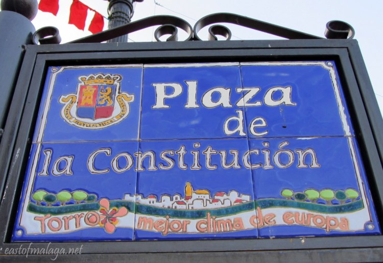 spanish street sign Spanish street sign