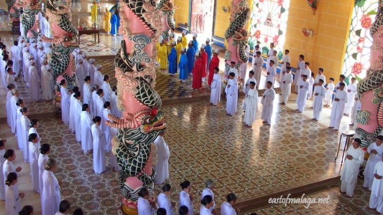 Cao Dai temple near Ho Chi Minh City, Vietnam