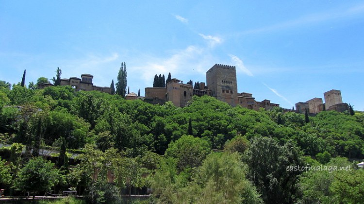 Alhambra from Paseo de Los Tristas