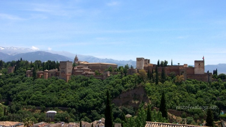 The Alhambra viewed from Mirador Plaza San Nicolas