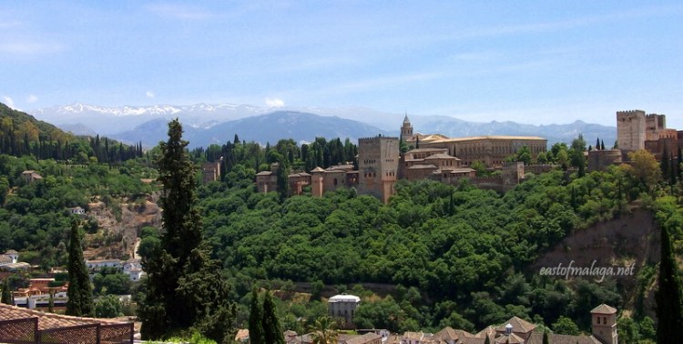 The Alhambra from Plaza San Nicolas