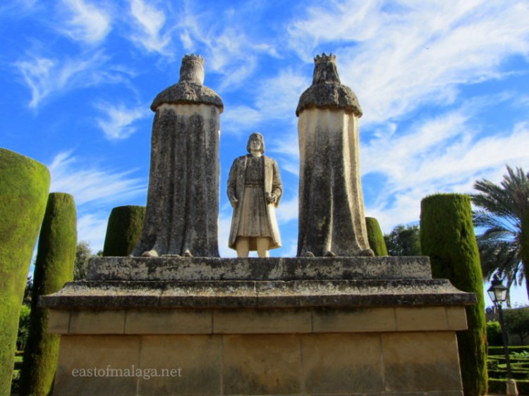 Christopher Columbus before the Ferdinand and Isabella, Cordoba, Spain