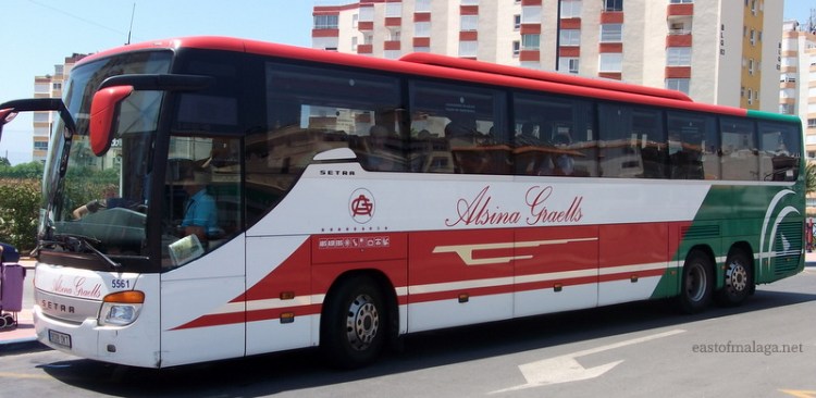 ALSA bus, east of Malaga