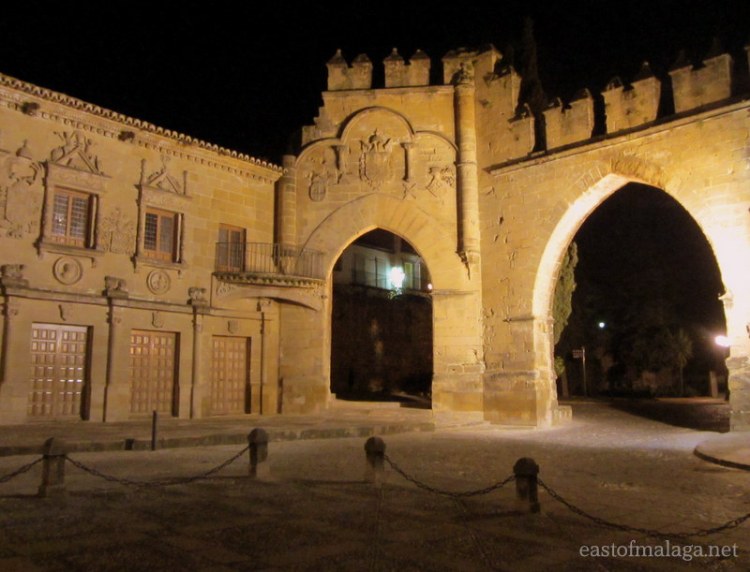 Archways through old city walls, Baeza