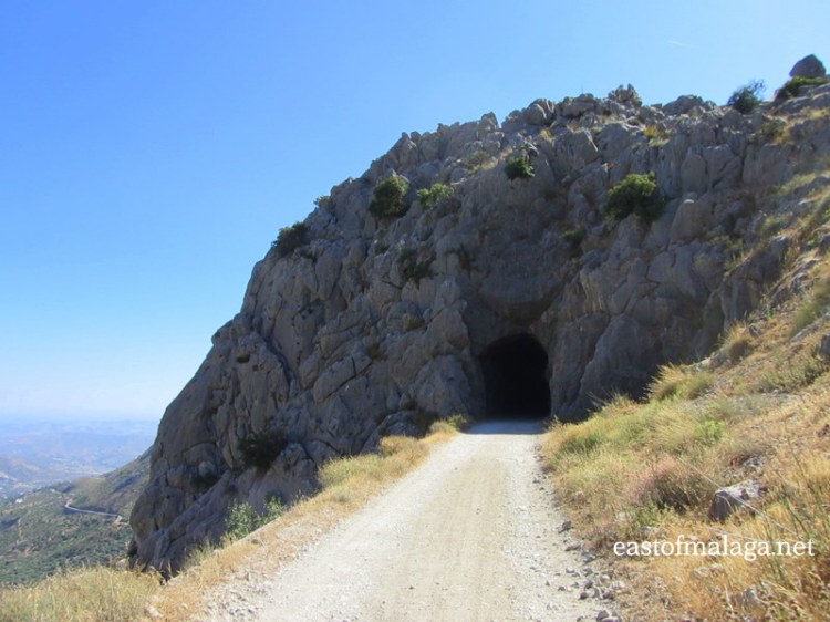 Entrance to old railway tunnel, Zafarraya, Spain