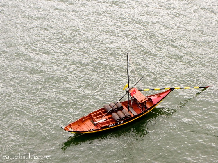 Traditional transport for Port wine on the River Douro, Porto, Portugal