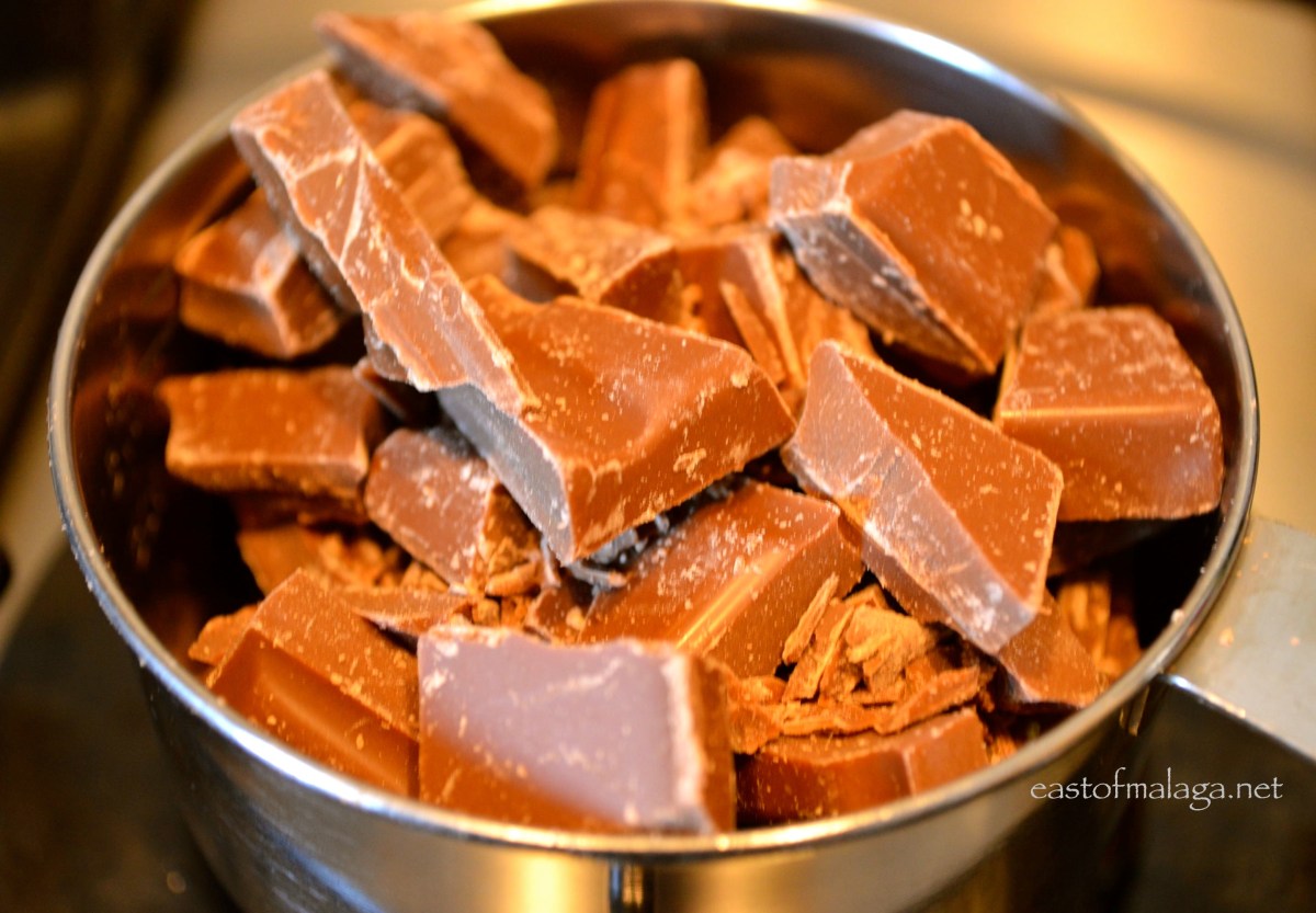 Chopped chocolate