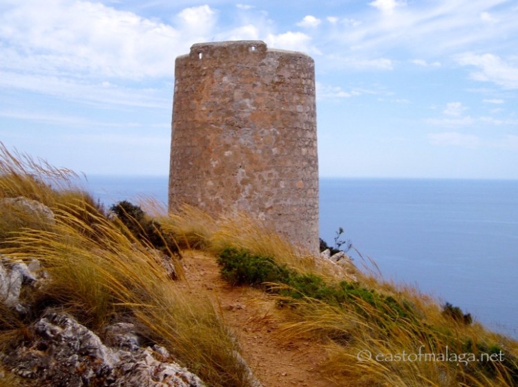 Ancient watchtower at Cerro Gordo, Spain