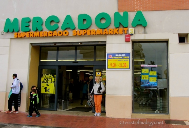 Mercadona supermarket, Spain