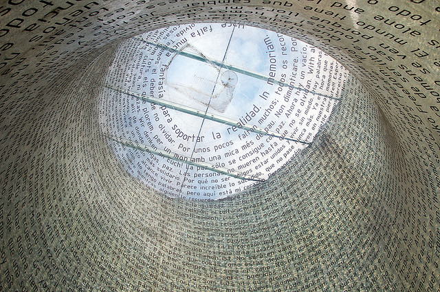 11-M Memorial inside Atocha railway station, Madrid