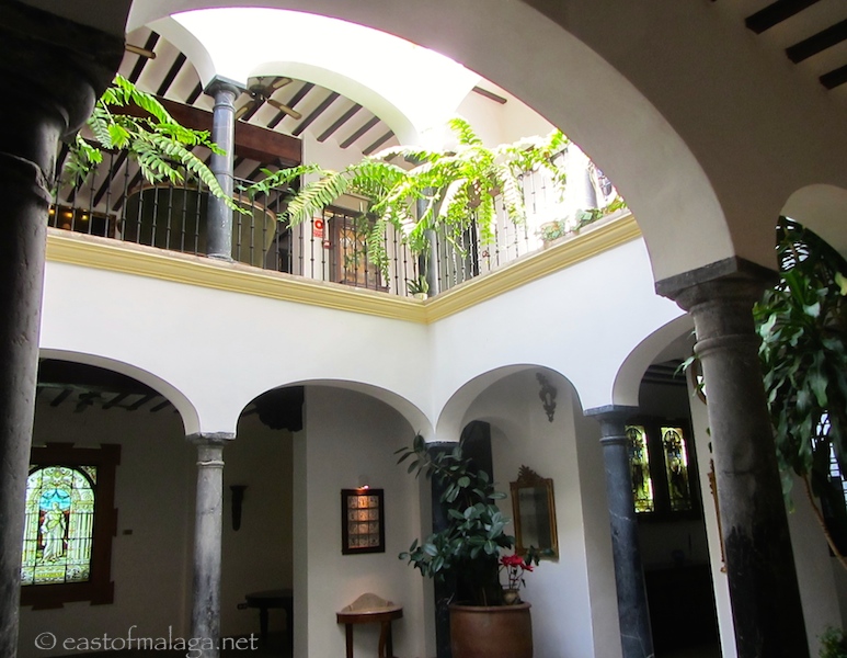 Glass museum, Malaga - inner courtyard