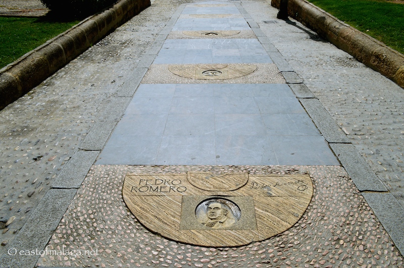 Walk of Fame for bullfighters, Ronda.