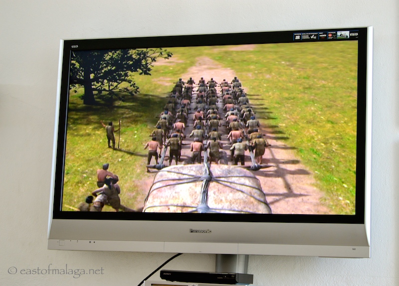 Animated film at theDolmens, Antequera