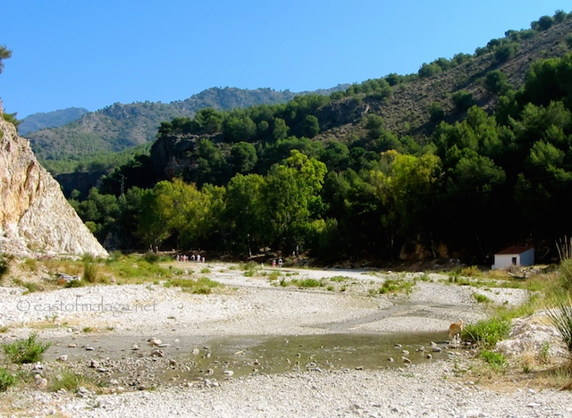 Start of the river walk along the Rio Chillar, Nerja