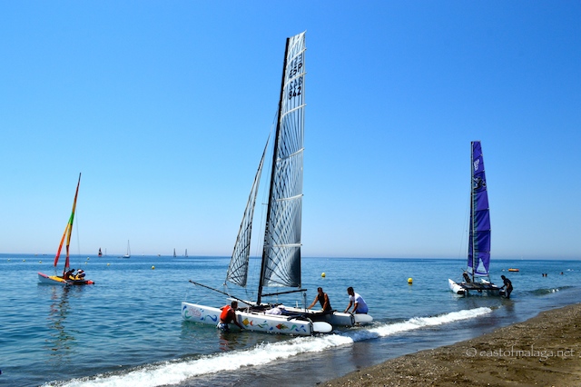 Catamarans at Torre del Mar, Spain