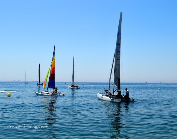 Catamarans at Torre del Mar, Spain