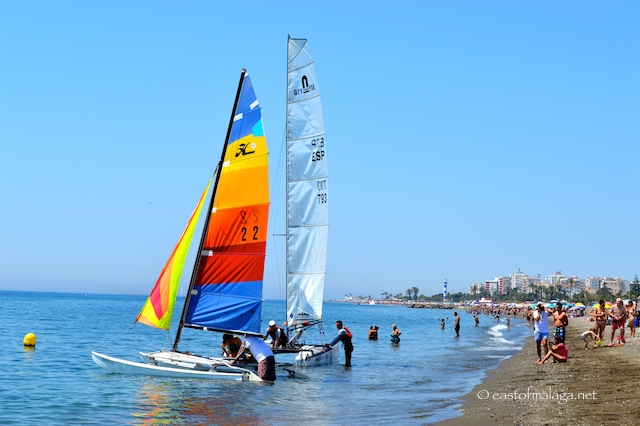 Catamarans at Torre del Mar, Spain