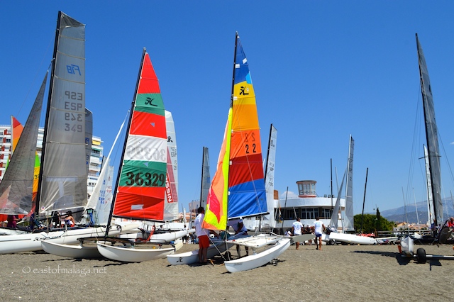 Catamarans at Torre del Mar, Spain