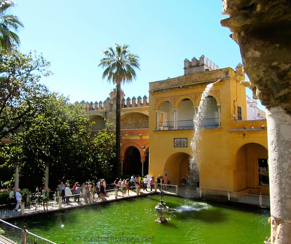 Mercury's Pool in the Alcazar gardens, Seville