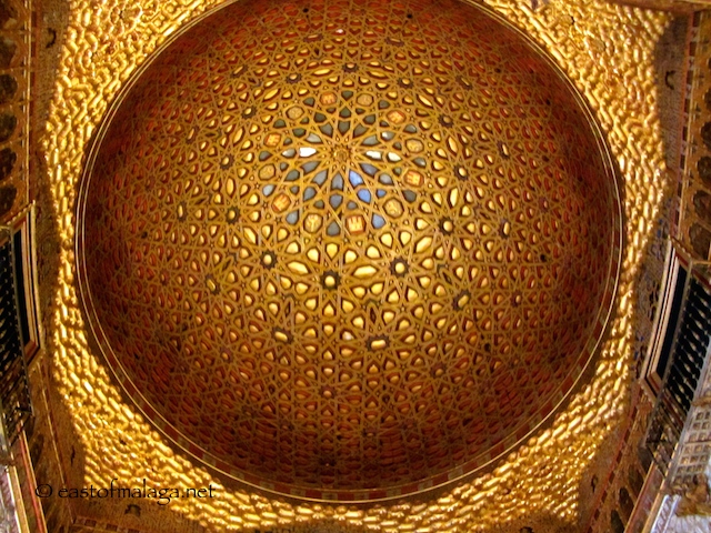 Gold ceiling of the Ambassador's Hall, Seville Alcazar
