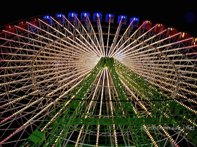 Ferris wheel at Malaga feria