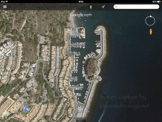 Marina del Este on Google Earth