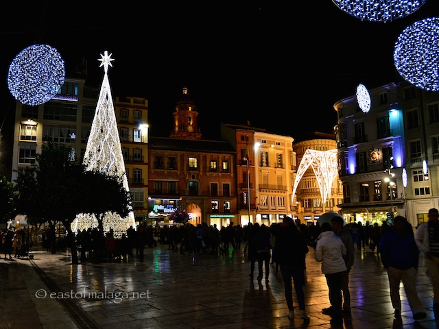 Malaga's Christmas lights 2014