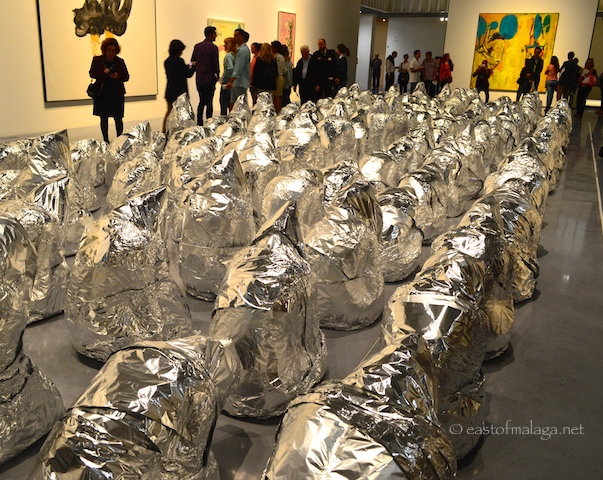 Ghost by Kader Attia at Centre Pompidou, Malaga