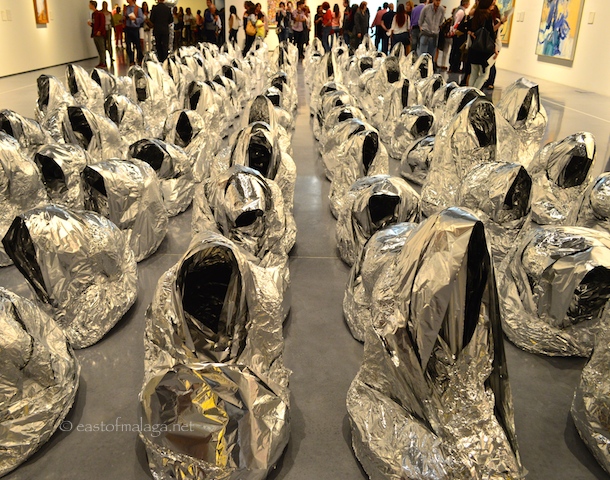 Ghost by Kader Attia at Centre Pompidou, Malaga