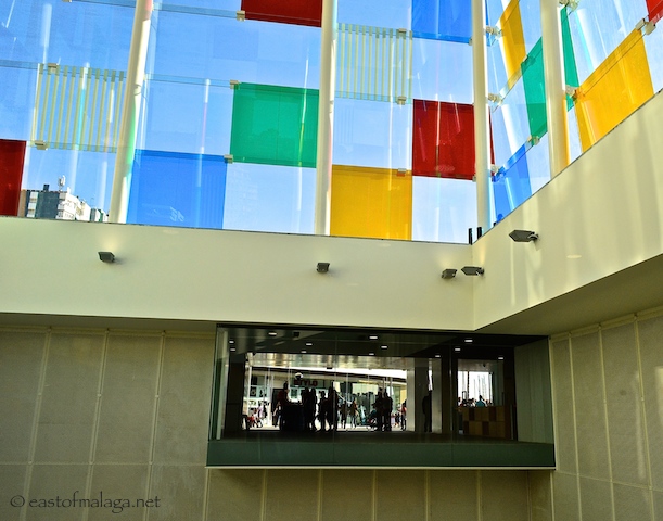 Centre Pompidou, Malaga - inside out
