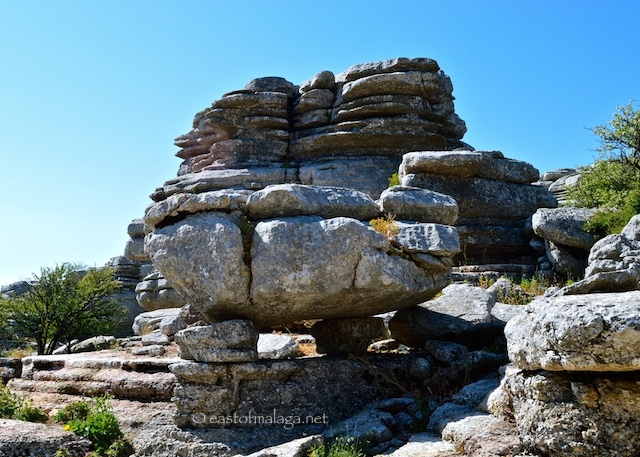 Rock formation at El Torcal
