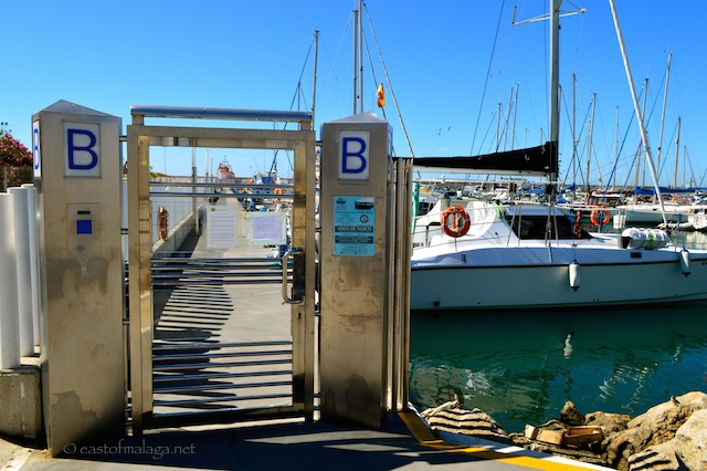 Muelle B at Caleta de Velez