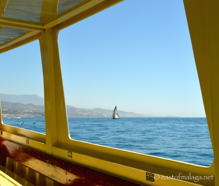 Out sailing from Caleta