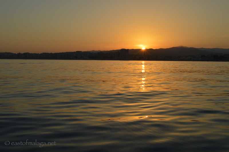 Sunset over Torre del Mar