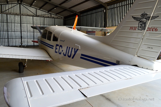 Aircraft at Axarquia airport, El Trapiche