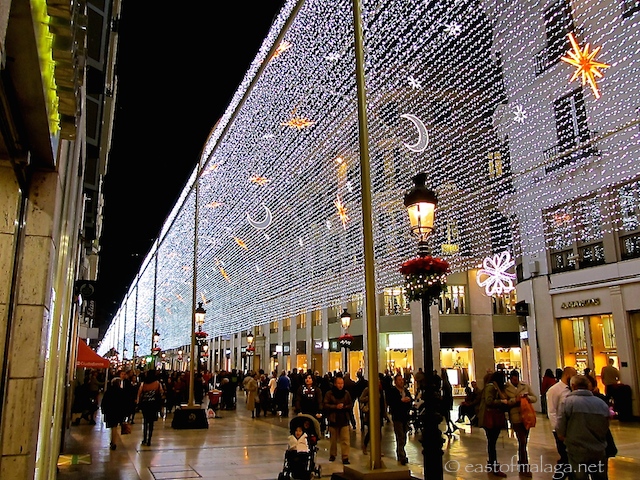 Malaga Christmas lights 2015