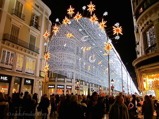 Malaga Christmas lights 2015
