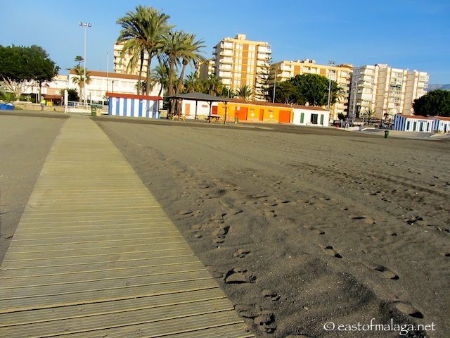 View from near the end of the longest concrete path, Torre del Mar